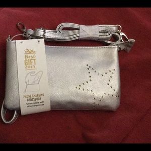 Phone charging crossbody